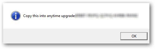 Windows anytime upgrade key cost